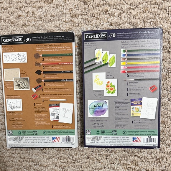 General's Colored & Graphite Drawing Set - Picture 3 of 7